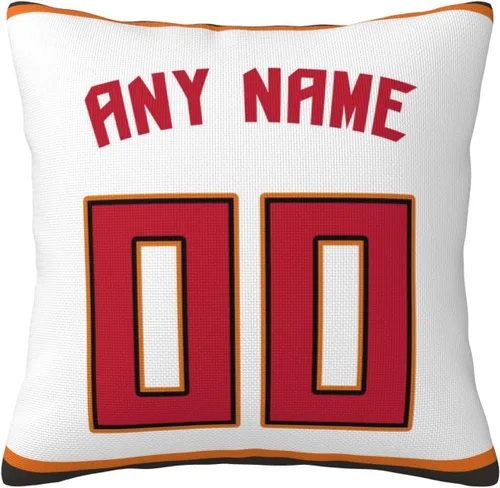 Vista 15 de Fundas de almohada de fútbol – Fundas de almohada personalizadas con cualquier nombre y número, regalo personalizado para hombres, mujeres y niños