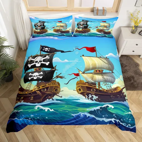 Vista 33 de Erosebridal Juego de ropa de cama para niños de construcción tamaño individual para niños, cubierta de edredón para camiones excavadoras, juego