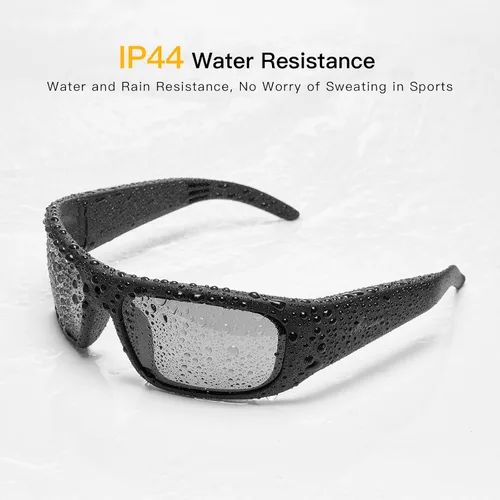 Vista 5 de OHO Ultra-Thin Lightweight Sports Camera Sunglasses, 24MP Camera, 1080P Video, Water Resistant UV400 Lens