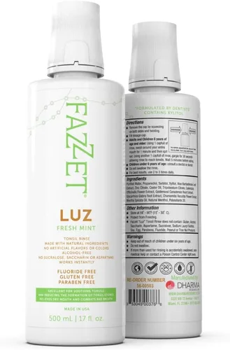 Vista 12 de Enjuague de amígdalas, enjuague oral natural para calmar las amígdalas, combatir el mal aliento y aliviar la boca seca, sin alcohol, tintes, gluten