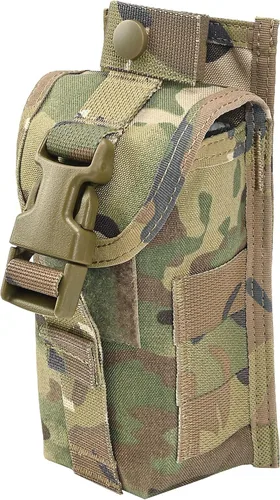 Vista 9 de MOLLE Blowout Pouch, Compact IFAK Pouch with Rear Shears Slot, Quick-Pull Strap and Tourniquet Holder, Tactical First Aid Pouch with Flap Closure