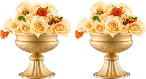 Vista 15 de VEVOR Centro de Mesa de Boda de Metal Dorado, Candelabro, 20 Piezas 58cm/22.83