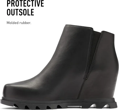 Vista 4 de SOREL Joan of Arctic Wedge III - Botas de cuña de cuero impermeables para mujer