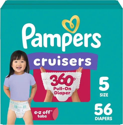 Vista 21 de Pampers Cruisers 360 Pañales - Talla 3, 26 unidades, pañales desechables para bebé, ajuste sin huecos