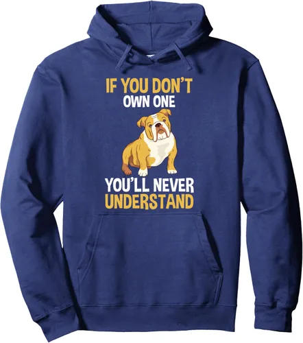 Vista 5 de Sudadera con capucha para perro Bulldog inglés, Negro