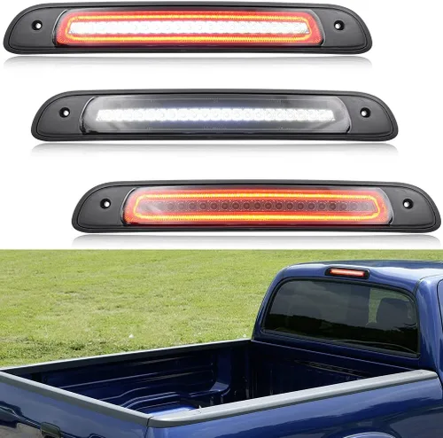 Vista 3 de Tundra LED 3ª luz de freno para Toyoto Tundra 2000 2001 2002 2003 2004 2005 2006 rojo/blanco LED de alto montaje lámpara de parada trasera central