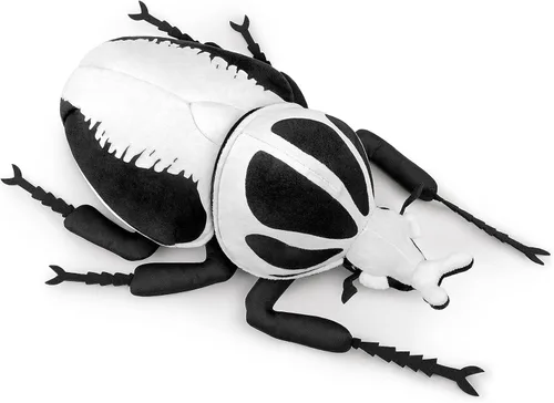 Vista 14 de Simulación Escarabajo Atlas Juguete de Peluche Relleno - 10" Insecto Animal Chalcosoma Atlas Realista, Modelo de Animales Crustáceos Suaves