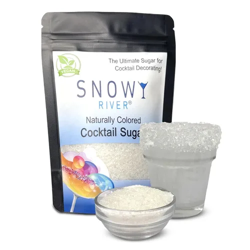 Vista 27 de Snowy River Americas Cocktail Sugar - Rimmer de cóctel Kosher todo natural, rojo, blanco y azul y recortador de café (americanas, bolsa de 1 libra)