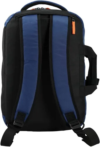 Vista 5 de Bioworld Naruto Hidden Leaf Village Anime Cartoon Desktop Workspace Tech Mochila, Azul, Computadora portátil