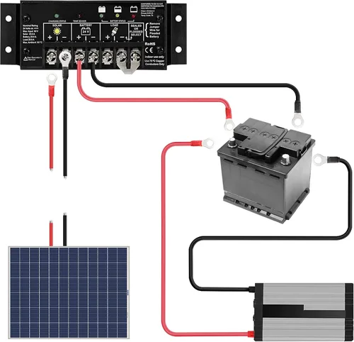 Vista 4 de XMSJSIY - Cables de batería solar de calibre 10, cables inversores