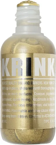 Vista 18 de Krink K-60 Marcador de Pintura Rojo - Marcadores de Graffiti de Bellas Artes Vibrantes y Opacos para Lienzo, Metal, Vidrio, Papel y Más - Marcador