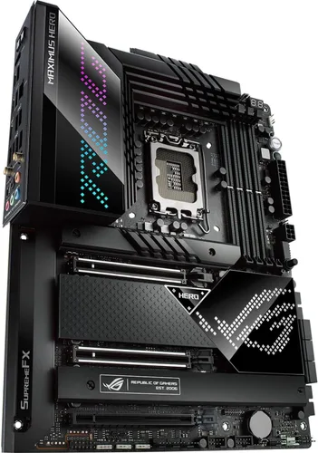 Vista 5 de Asus ROG Maximus Z690 Hero Desktop Motherboard - Chipset Intel Z690 - Socket LGA-1700 - Listo para memoria Intel Optane - ATX