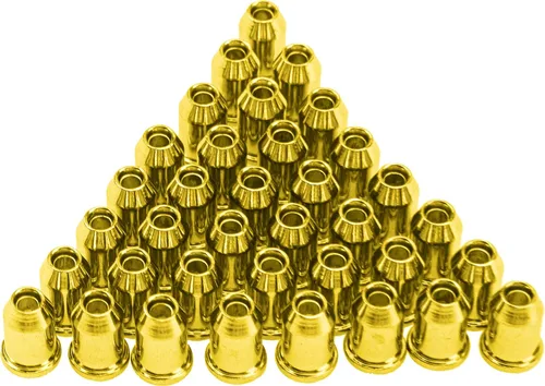 Vista 7 de 36 casquillos de metal para guitarra Yootones a través del cuerpo, virolas de montaje de cuerdas compatibles con repuesto de guitarra (negro)