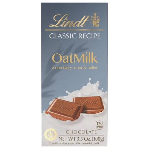 Vista 9 de Lindt - Barra de caramelo de chocolate con avena sin lácteos de receta clásica, paquete de 10, 3.5 onzas.