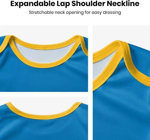 Vista 4 de Sfodcovy Ropa de bebé personalizada de manga larga de fútbol ropa de bebé recién nacido, número de nombre personalizado, regalos de bebé niño niña