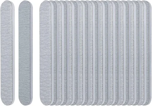 Vista 2 de ForPro Professional Collection Mini tablero de espuma, cebra, grano 100/180, lima de uñas de manicura de doble cara, 3.5 pulgadas de largo x .5