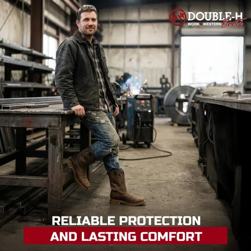 Vista 4 de Double-H Boots Puntera Antonio Comp para hombre