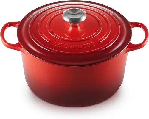 Vista 14 de Le Creuset Horno redondo profundo Signature de hierro fundido esmaltado, 6.5 cuartos de galón., Artichaut