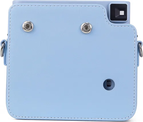 Vista 7 de Rieibi Funda cuadrada SQ1, funda protectora para cámara instantánea Fujifilm Instax Square SQ1, cubierta compacta de piel sintética con correa