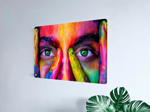 Vista 2 de clicked craft Arte de pared con foto acrílica - Imagen impresa en vidrio, regalo acrílico, foto de retrato, decoración del hogar, regalos para boda