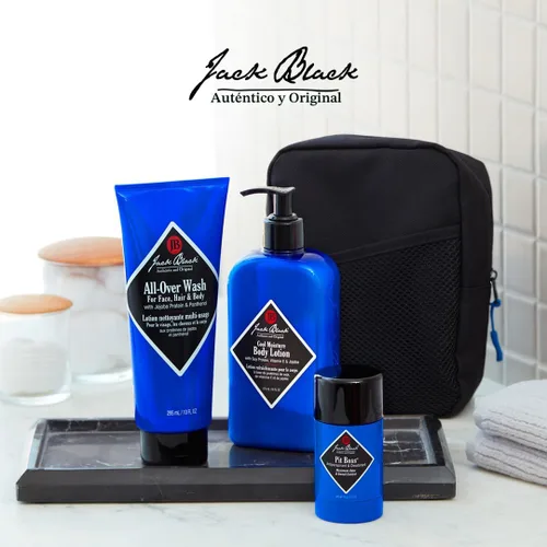 Vista 6 de Jack Black Body Collection Set for Men - Mens Body Wash, Pit Boss Men's Deodorant, Body Lotion, Grooming Kit