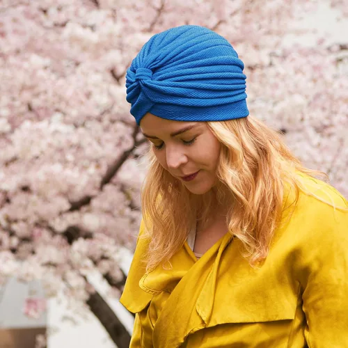 Vista 5 de CHARM Turbante de moda para mujer, diseño bohemio para fiesta india