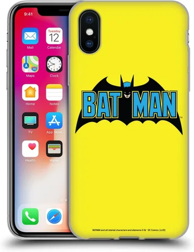 Vista 116 de Head Case Designs Funda de gel con licencia oficial de Batman DC Comics Bat Signal Logos [protección de grado militar] compatible con Apple iPhone 7