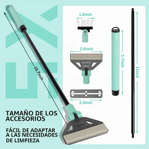 Vista 2 de UPETTOOLS Raspador de algas para acuarios, limpiador de vidrio de acero