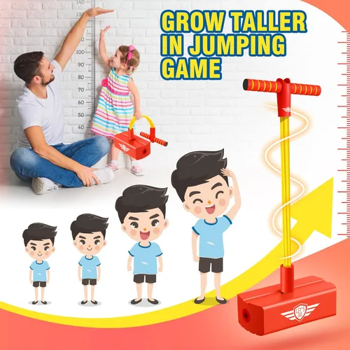 Vista 3 de HCHILDHOOD Pogo Stick para niños de espuma Pogo Jumper de carga de hasta 250 libras ayuda a los niños a crecer más altos divertidos y seguros
