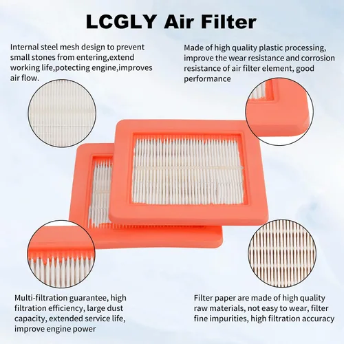 Vista 2 de 2 filtros de aire 17211-Z8B-901 compatibles con Honda HRX217 HRR216 HRC216 HRT216 HU800AWD HRB216 HRB217 HRS216 HRZ216 GCV160LAO GCV190LA GC190LA