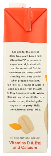 Vista 7 de 365 por Whole Foods Market, Leche de avena original, 32 fl. Oz