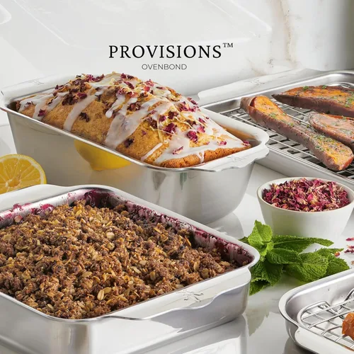 Vista 6 de Hestan Provisions OvenBond - Molde para pan de acero inoxidable con revestimiento de tres capas, 1 libra (9 x 5 pulgadas)