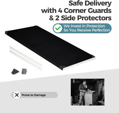 Vista 3 de AKUMAX Paneles Acústicos de Pared Paquete de 4, Paneles Acústicos de 32 pies Absorción de Sonido, Paneles de Sonido Decorativos para Estudio en Casa