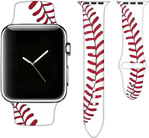 Vista 28 de Sport Silicone Band for Apple Watch Bands 38mm-49mm Women Men autismo