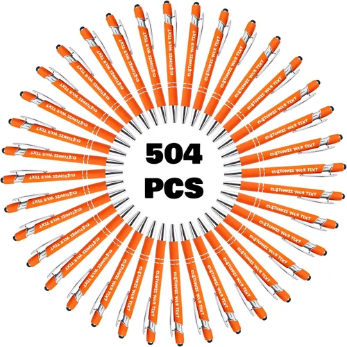 Vista 136 de AIFLM Bolígrafos personalizados con nombre a granel hasta 500 unidades de bolígrafos grabados gratis con tu nombre y texto para negocios