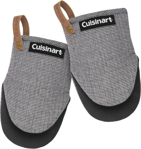 Vista 9 de Cuisinart Heritage - Mini guantes para horno, 2 unidades, neopreno Denim Pinstripe