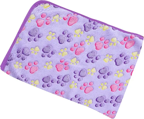 Vista 8 de DOOVID Manta para mascotas, suave y esponjosa de forro polar para mascotas, manta de franela para perros y gatos, manta para mascotas con estampado