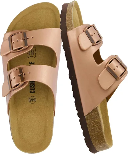 Vista 10 de CUSHIONAIRE Lane Cork Slide Women's Sandals, Comfortable Sandals for Women Negro