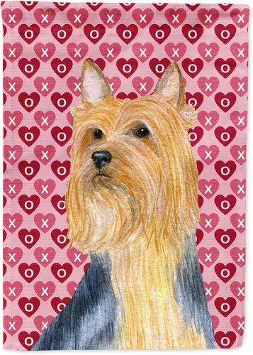 Vista 33 de Caroline's Treasures SS4484GF Bandera de jardín con diseño de bulldog inglés y corazones para el Día de San Valentín, bandera decorativa para patio