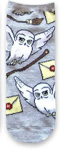Vista 6 de Harry Potter Hedwig Hogwarts Letter JuniorsWomens 5 Pack de calcetines tobilleros talla 4-10, Multi