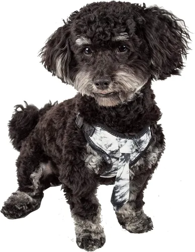 Vista 3 de Pet Life ® 'Bonatied' Arnés de malla reversible y transpirable de micromalla ajustable para perro y pajarita