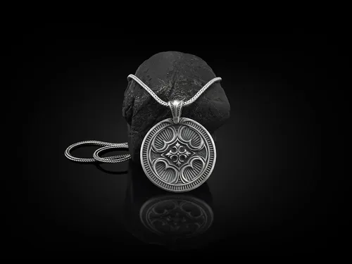 Vista 4 de BySilverStone Jewelry - Collar de plata de ley hecha a mano de Capricornio para hombre, signo del zodiaco de Capricornio, joyería de plata