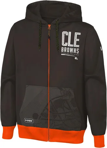 Vista 26 de Outerstuff NFL - Sudadera con capucha para hombre con cremallera completa en colores del