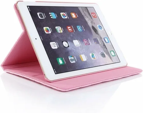 Vista 5 de Funda Linda con Corona para iPad Mini 7 (A17 Pro) 2024/Mini 6 2021, Cuero PU Brillante con Diamantes, Función Automática de Encendido/Apagar