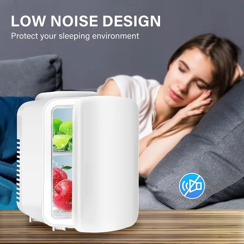 Vista 5 de HealSmart Mini refrigerador portátil de 4 litros y 6 latas, refrigeradores compactos 100% sin freón y respetuosos con el medio ambiente