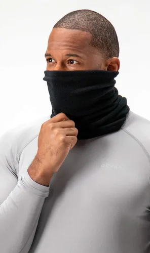Vista 6 de DEVOPS Paquete de 2 polainas térmicas de forro polar para hombre, protección contra el viento