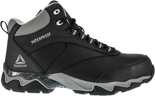 Vista 4 de Reebok Met Guard - Botas de senderismo atléticas impermeables con puntera compuesta, color negro