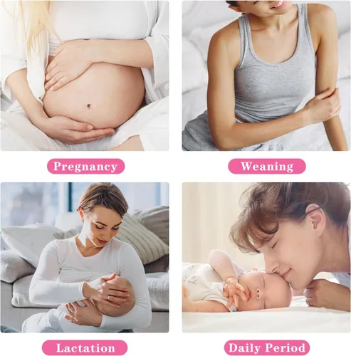 Vista 6 de Paquetes de terapia de senos, paquete de 2 paquetes reutilizables de gel frío caliente para aliviar el dolor de pezones, mastitis, congestión, apoyo