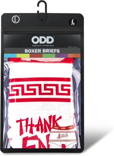 Vista 5 de Odd Sox Calzoncillos tipo bóxer divertidos para hombre, los mejores sabores de sopa de fideos ramen, estampado novedoso