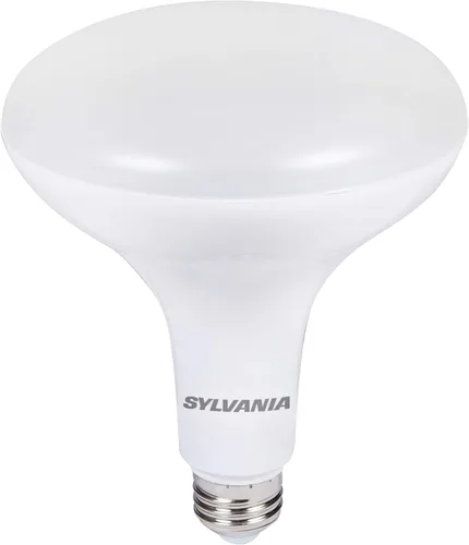 Vista 2 de Sylvania TruWave BR40 Bombilla LED, 85 W = 12 W, base media, regulable, esmerilada, 2700 K, blanco suave, paquete de 2 (40785)